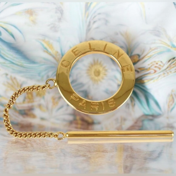 CELINE PARIS Scarf Metal Ring 😍🔥✨ - Picture 8 of 17